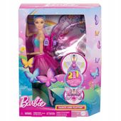 Barbie Motylkowa baletnica 2 w 1 Lalka z magiczną przemianą HXJ10
