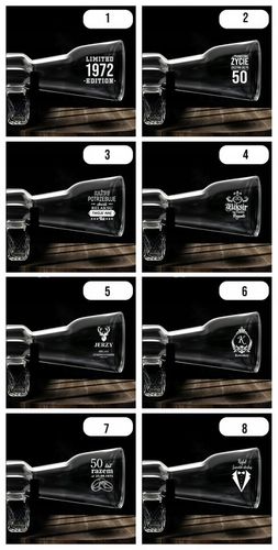 Zestaw do Whisky Karafka Karabin 4 Szklanki Grawer Prezent Urodziny Święta na Arena.pl