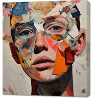 Obraz 90x100cm Podział Samego Siebie