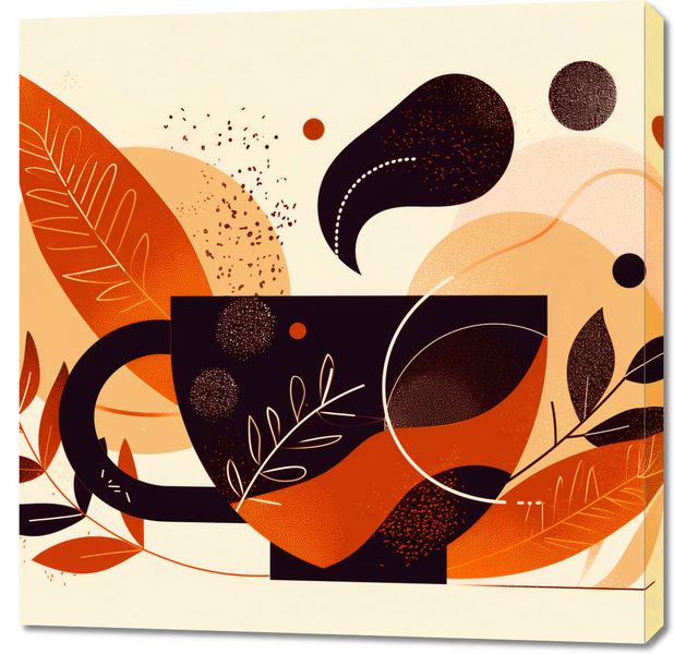 Obraz 90x90cm Wachlarz Ciepła zdjęcie 1