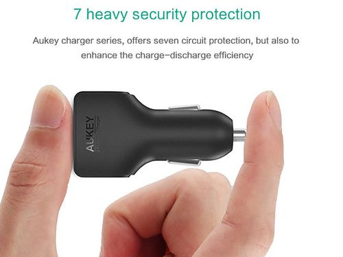 Ładowarka samochodowa AUKEY CC-S3 24W 4.8A 2xUSB AiPower na Arena.pl