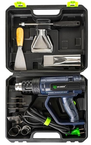 OPALARKA ELEKTRYCZNA 2 BIEGI REGULACJA LCD MOCNA 2200W + 5 DYSZ + SZPACHLA zdjęcie 8