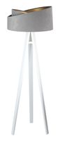 Lampa stojąca GEMSTONE szara/złota/biała
