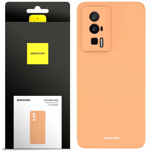 Spacecase Silicone Case Poco F5 Pro Orange zdjęcie 1