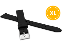 MINET XL Czarny pasek z luksusowej skóry Top Grain - 16 - XL