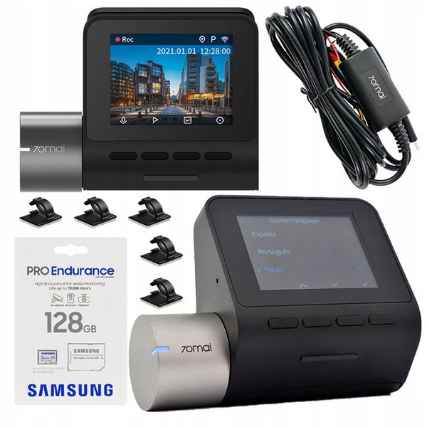 KAMERA 70MAI A500S PRO PLUS + 128GB + ADAPTER ACC zdjęcie 1
