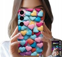 ETUI DO SAMSUNG GALAXY M15 5G - KOLOROWE SERCA MOŻLIWOŚĆ PERSONALIZACJI