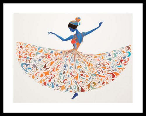 Plakat 40x30cm Wirująca Balerina na Arena.pl