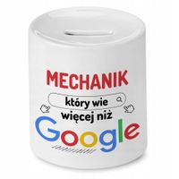 Skarbonka Dla Mechanika Idealny Imieniny Prezent Z Nadrukiem Ze Zdjęciem