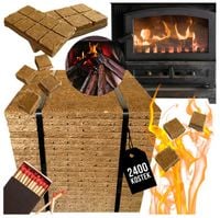 ROZPAŁKA PODPAŁKA 5,8kg 2400 szt kostek DUŻA do Pieca Kominka Grilla