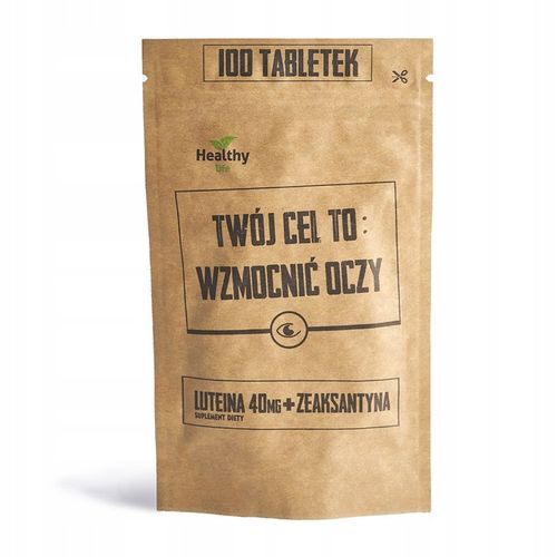 LUTEINA 40mg + ZEAKSANTYNA 8mg Oczy Zdrowy Wzrok Wysoka Dawka 100 dni na Arena.pl