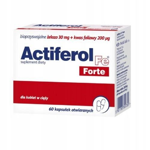 Actiferol Fe Forte 60 kapsułek zdjęcie 1