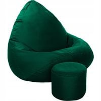 NOWOCZESNY FOTEL WOREK SAKO + GRATIS | PUFA PUF SIEDZISKO PUF SALON