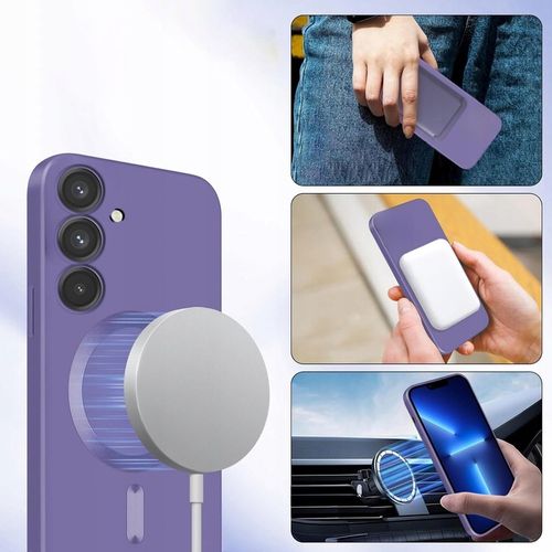 ETUI DO SAMSUNG A55 5G SILIKON MAGNETYCZNE DO MAGSAFE OCHRONA CASE + SZKŁO na Arena.pl