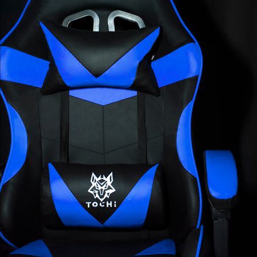 fotel gamingowy hero czarno-niebieski na Arena.pl