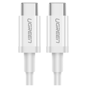 kabel usb-c do usb-c ugreen us264, 60w, 2m (biały)