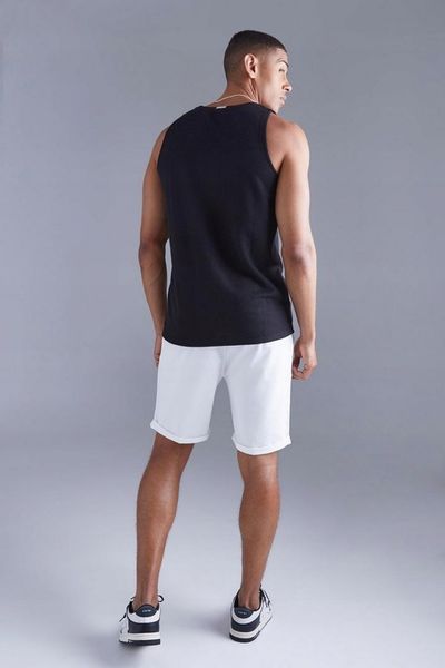 3D6A76 P28 BOOHOOMAN CZARNA KOSZULKA Z TEKSTURĄ L zdjęcie 2