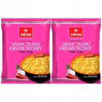 Vifon Tom Yum Zupa błyskawiczna smak tajski krewetkowy 70 g x 2 sztuk