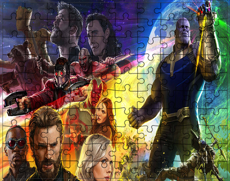 Puzzle Avengers zdjęcie 1