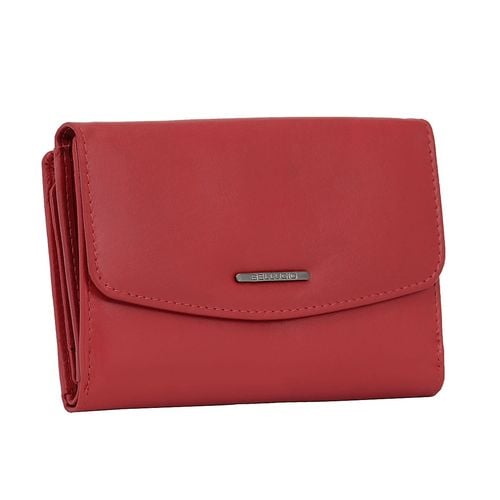 Portfel damski MATTE - czerwony na Arena.pl