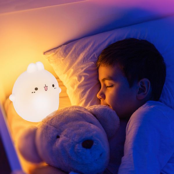 Lampka Nocna LED dla Dzieci Króliczek RGB + Pilot zdjęcie 8