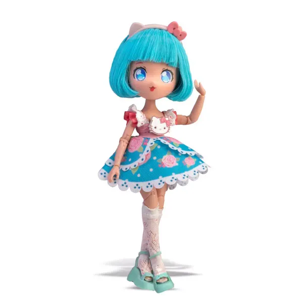 MANGA HELLO KITTY Niebieska, lalka, 19.5 cm zdjęcie 4