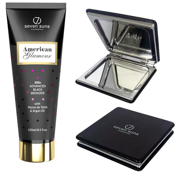 7suns American Glamour Mocny Bronzer 250ml + Podwójne Lusterko Gratis zdjęcie 1