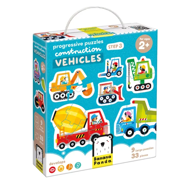 Progressive Puzzles. Vehicles 2+ zdjęcie 1