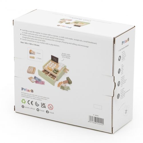 VIGA PolarB Drewniana Kasa Sklepowa Zielona na Arena.pl