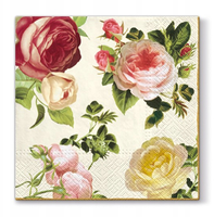 serwetki rosalia róże 33x33 cm paw decor collection