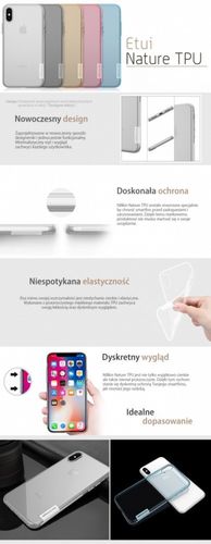 Nillkin Nature iPhone X/XS Grey na Arena.pl