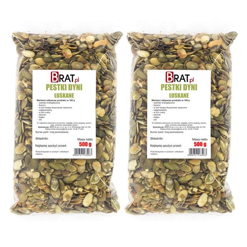 Pestki dyni 1kg (2x500g) na Arena.pl