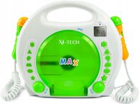 Odtwarzacz CD X4-Tech Bobby Joey 2xmikrofon zielony