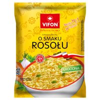 VIFON ZUPA BŁYSKAWICZNA zupka chińska O SMAKU ROSOŁU ROSÓŁ 65g - ŁAGODNA x1