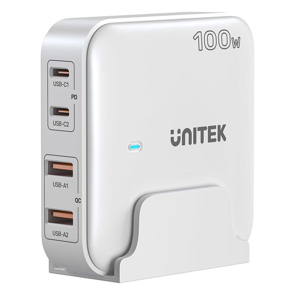Unitek Ładowarka biurkowa GaN 100W 2xUSB-A 2xUSB-C zdjęcie 1