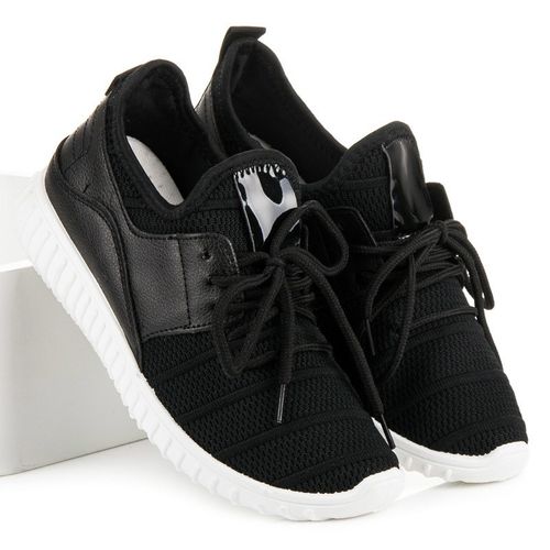 CZARNE WSUWANE TRAMPKI Rozmiar - 41 na Arena.pl