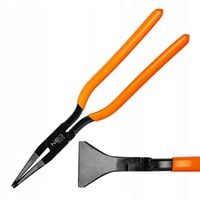 NEO SZCZYPCE CĘGI DEKARSKIE DO BLACHY PROSTE 275mm 60MM 180 STOPNI