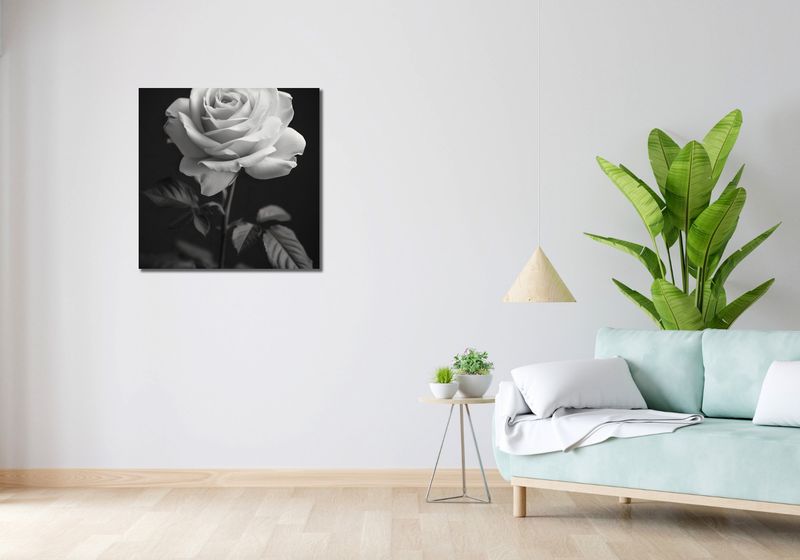 Obraz 70x70cm Płatki Róż zdjęcie 2