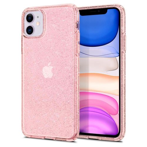 Spigen LIQUID bezbarwny iPhone 11 GLITTER ROSE na Arena.pl