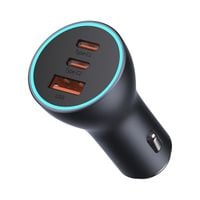 ładowarka samochodowa golden contactor pro usb + 2x usb-c 65w ciemnoszary