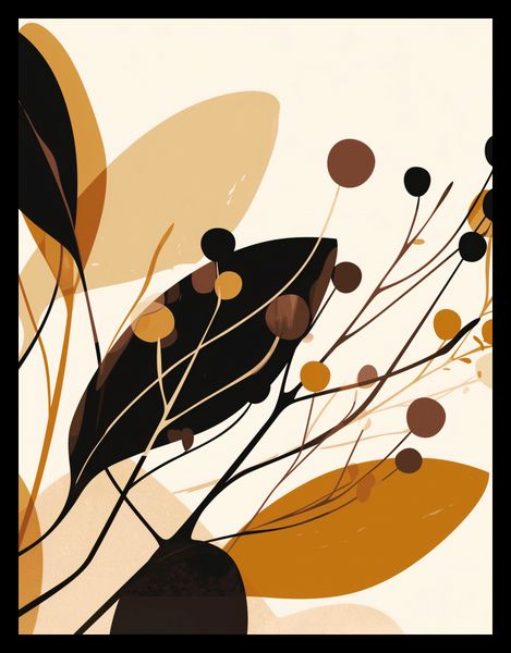 Plakat 50x65cm Jesienne Sylwety zdjęcie 2