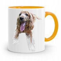 Kubek Żółty Dzień Dziecka Córki Syna Piesek Z Nadrukiem Ze Zdjęciem