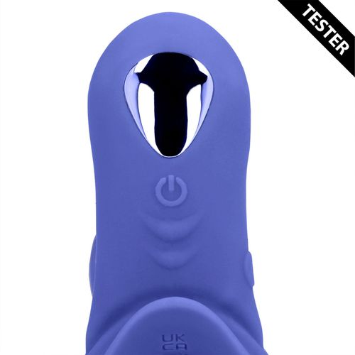 Vibrating Cockring With Clit Stimulation - Tamiya Blue na Arena.pl