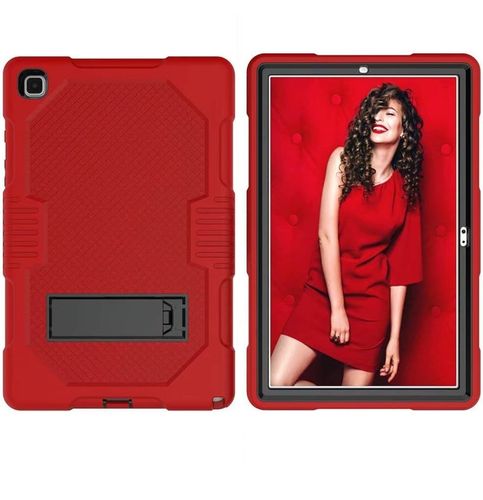 Etui do Samsung Galaxy Tab A7 10.4" Pancerne z Podstawką Czerwone na Arena.pl