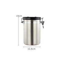 Puszki  Zamykane - Kuchenne - 1.8L ze Stali Nierdzewnej - MODREN Srebrny