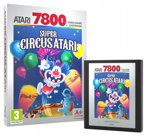 Gra Atari Super Circus Atari do 2600+ 7800+ 7800 na Arena.pl