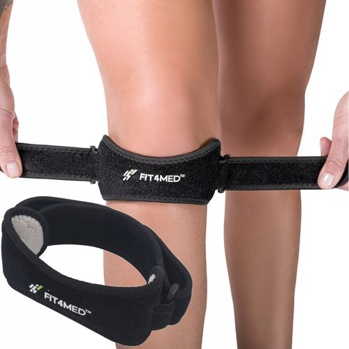 ORTEZA OPASKA PODRZEPKOWA STABILIZATOR RZEPKI GEL WKŁADKA NA URAZ WYGODNA na Arena.pl