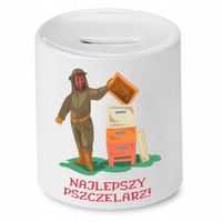 Skarbonka Dla Pszczelarza Najlepszy Pszczelarz Z Nadrukiem Ze Zdjęciem