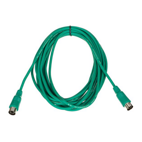 Kabel przewód audio sygnałowy MIDI DIN 5 pin 6 m the sssnake SK366-6-GRN na Arena.pl