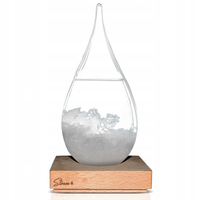 Barometr chemiczny burzowy kropla sztormowa Storm-Glass DROP piękny prezent